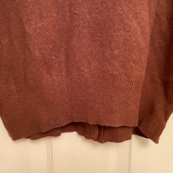 50s Vintage Soft Brown Sweater Cardigan Sz XS, S - Picture 9 of 11